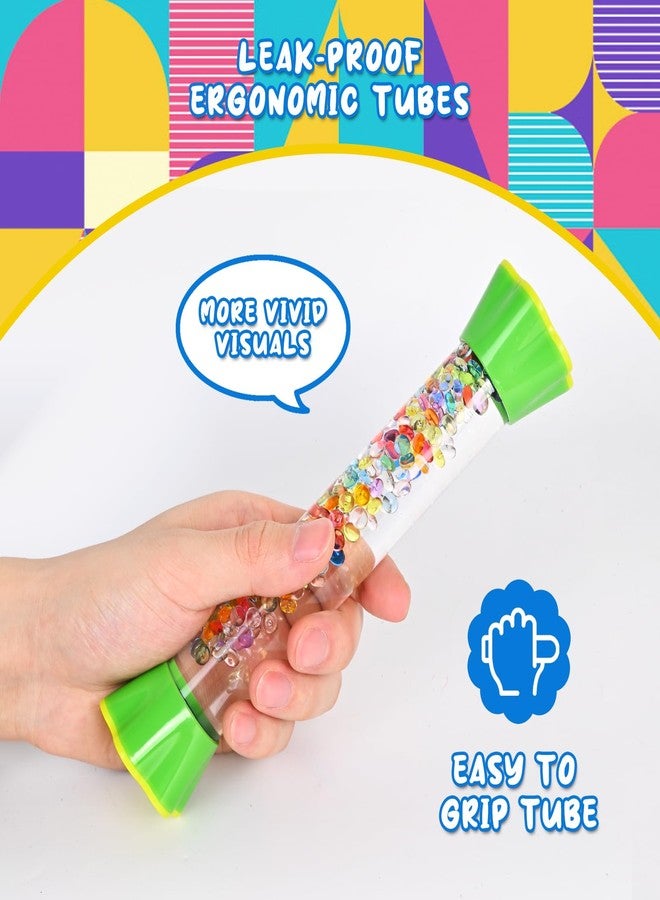 FKYTION Cool Tubes Toy Liquid Motion Bubbler 4-Pack, Colorful Sensory Toys, Classroom Learning & Time Management, Home or School Desktop Toys - Image 5